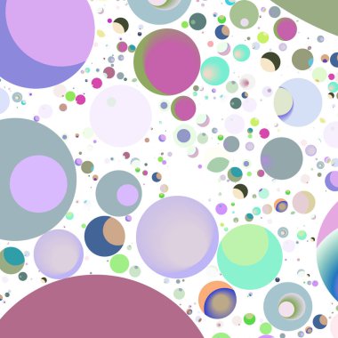 Çok renkli geometrik daire arka plan seamless modeli.