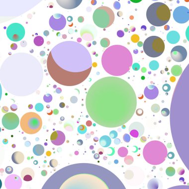 Çok renkli geometrik daire arka plan seamless modeli.