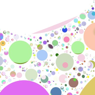 Çok renkli geometrik daire arka plan seamless modeli.