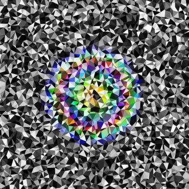 Arka plan çok renkli geometrik poligonal.