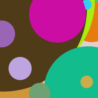 Daire geometrik güzel arka plan çok renkli desen.