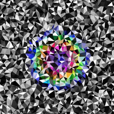 Arka plan çok renkli geometrik poligonal.