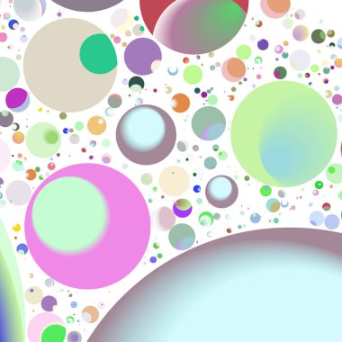 Çok renkli geometrik daire arka plan seamless modeli.