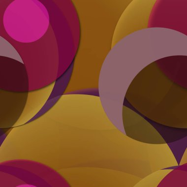 Çok renkli geometrik daire arka plan seamless modeli.