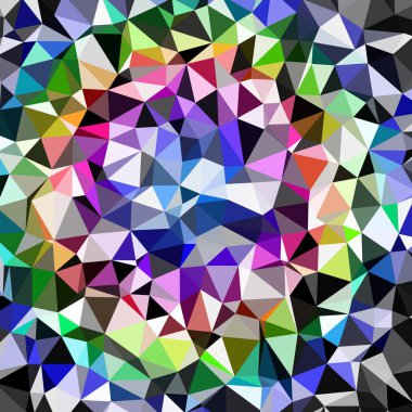 Arka plan çok renkli geometrik poligonal.