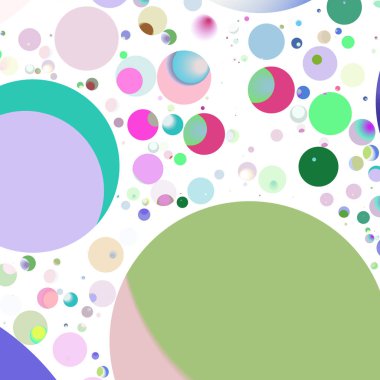 Çok renkli geometrik daire arka plan seamless modeli.