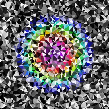 Arka plan çok renkli geometrik poligonal.