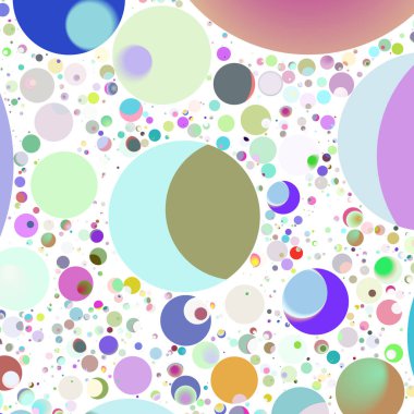 Çok renkli geometrik daire arka plan seamless modeli.