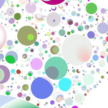 Çok renkli geometrik daire arka plan seamless modeli.