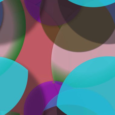 Çok renkli geometrik daire arka plan seamless modeli.