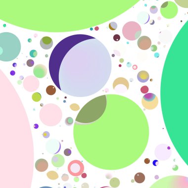 Çok renkli geometrik daire arka plan seamless modeli.