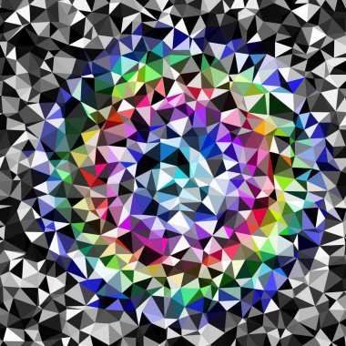 Arka plan çok renkli geometrik poligonal.