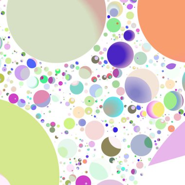 Çok renkli geometrik daire arka plan seamless modeli.