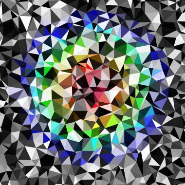 Arka plan çok renkli geometrik poligonal.