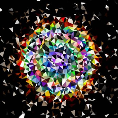 Arka plan çok renkli geometrik poligonal.