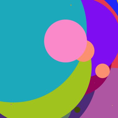 Daire geometrik yeni arka plan çok renkli desen.