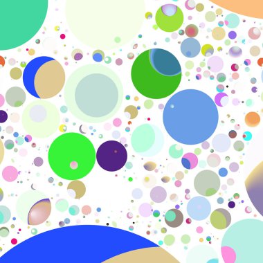 Çok renkli geometrik daire arka plan seamless modeli.