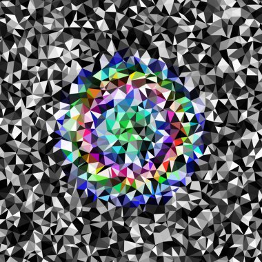 Arka plan çok renkli geometrik poligonal.