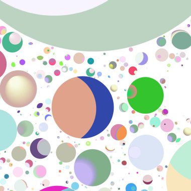 Çok renkli geometrik daire arka plan seamless modeli.