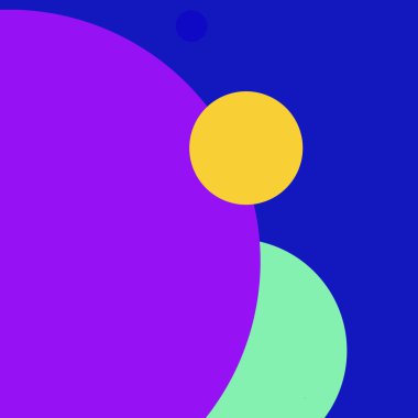 Daire geometrik zarif arka plan çok renkli desen.