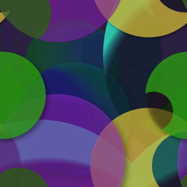 Çok renkli geometrik daire arka plan seamless modeli.