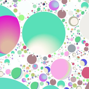 Çok renkli geometrik daire arka plan seamless modeli.