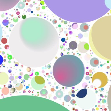 Çok renkli geometrik daire arka plan seamless modeli.