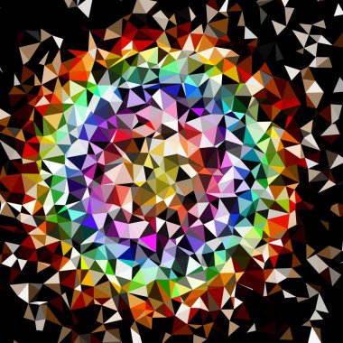 Arka plan çok renkli geometrik poligonal.