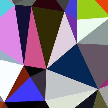 Arka plan çok renkli geometrik poligonal.