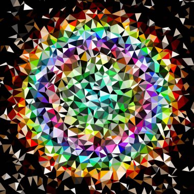 Arka plan çok renkli geometrik poligonal.