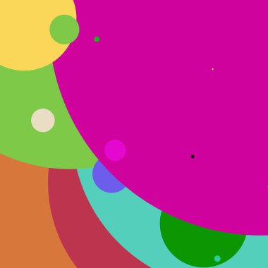 Daire geometrik şaşırtıcı arka plan çok renkli desen.