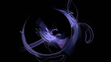 Fantezi kaotik renkli fraktal desen. Soyut Fraktal şekiller. 3D render resimde arka plan veya duvar kağıdı.