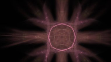 Fantezi kaotik renkli fraktal desen. Soyut Fraktal şekiller. 3D render resimde arka plan veya duvar kağıdı.