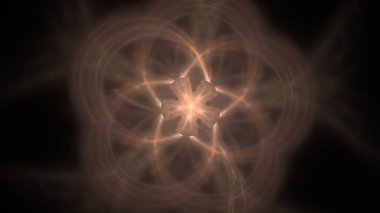 Fantezi kaotik renkli fraktal desen. Soyut Fraktal şekiller. 3D render resimde arka plan veya duvar kağıdı.