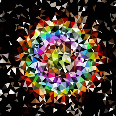 Arka plan çok renkli geometrik poligonal.