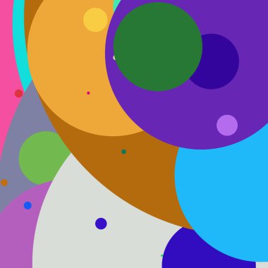 Daire geometrik yeni arka plan çok renkli desen.