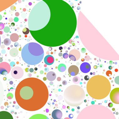 Çok renkli geometrik daire arka plan seamless modeli.