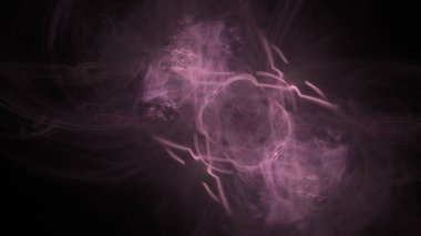 Fantezi kaotik renkli fraktal desen. Soyut Fraktal şekiller. 3D render resimde arka plan veya duvar kağıdı.