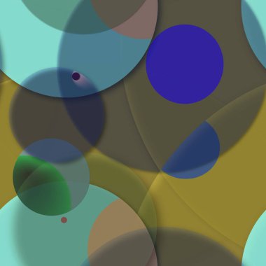 Çok renkli geometrik daire arka plan seamless modeli.