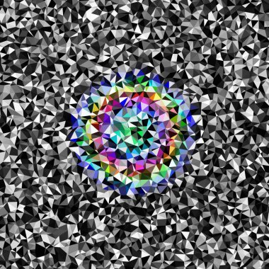 Arka plan çok renkli geometrik poligonal.