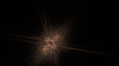 Fantezi kaotik renkli fraktal desen. Soyut Fraktal şekiller. 3D render resimde arka plan veya duvar kağıdı.