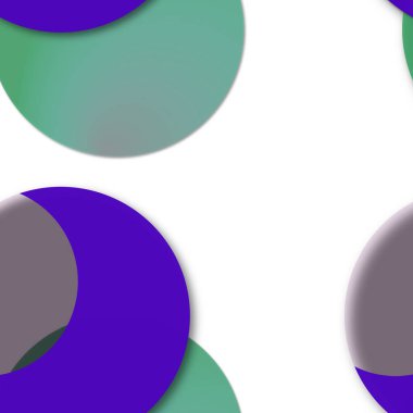 Çok renkli geometrik daire arka plan seamless modeli.