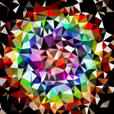 Arka plan çok renkli geometrik poligonal.