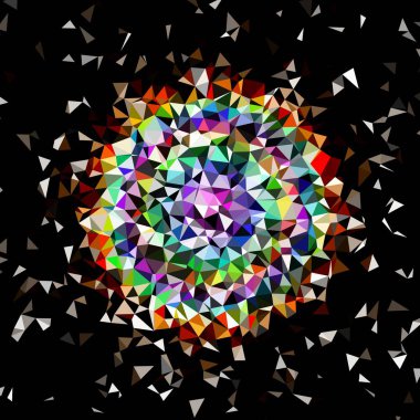 Arka plan çok renkli geometrik poligonal.