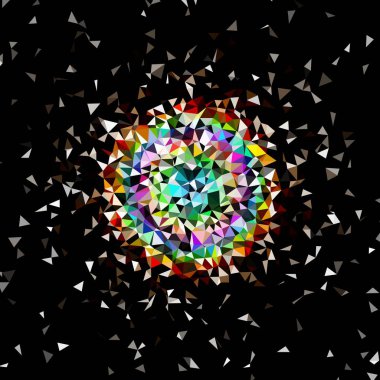 Arka plan çok renkli geometrik poligonal.