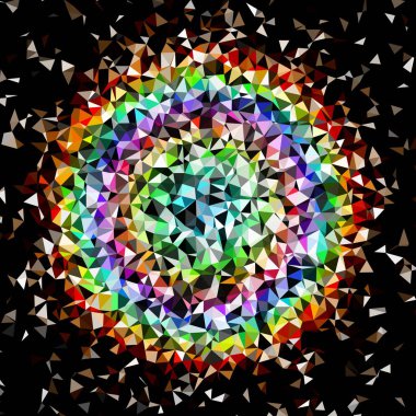 Arka plan çok renkli geometrik poligonal.