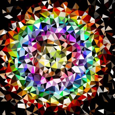 Arka plan çok renkli geometrik poligonal.