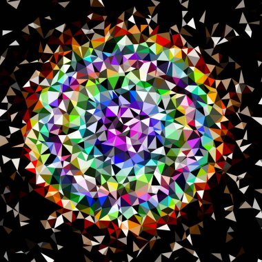 Arka plan çok renkli geometrik poligonal.