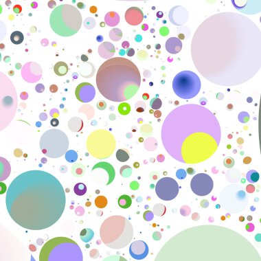 Çok renkli geometrik daire arka plan seamless modeli.