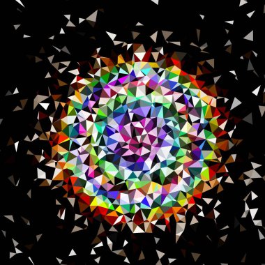 Arka plan çok renkli geometrik poligonal.